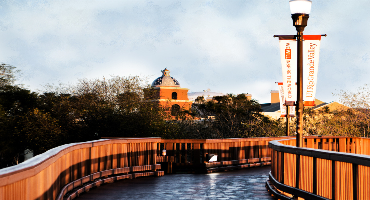 walkway at UTRGV